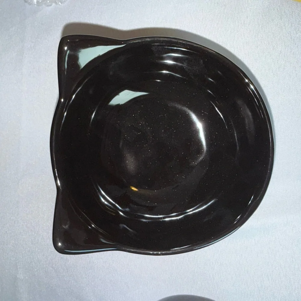 Park Life Design - NY Black Cat Bowl Set - Each Hold 1 1/2 Cups. NWT